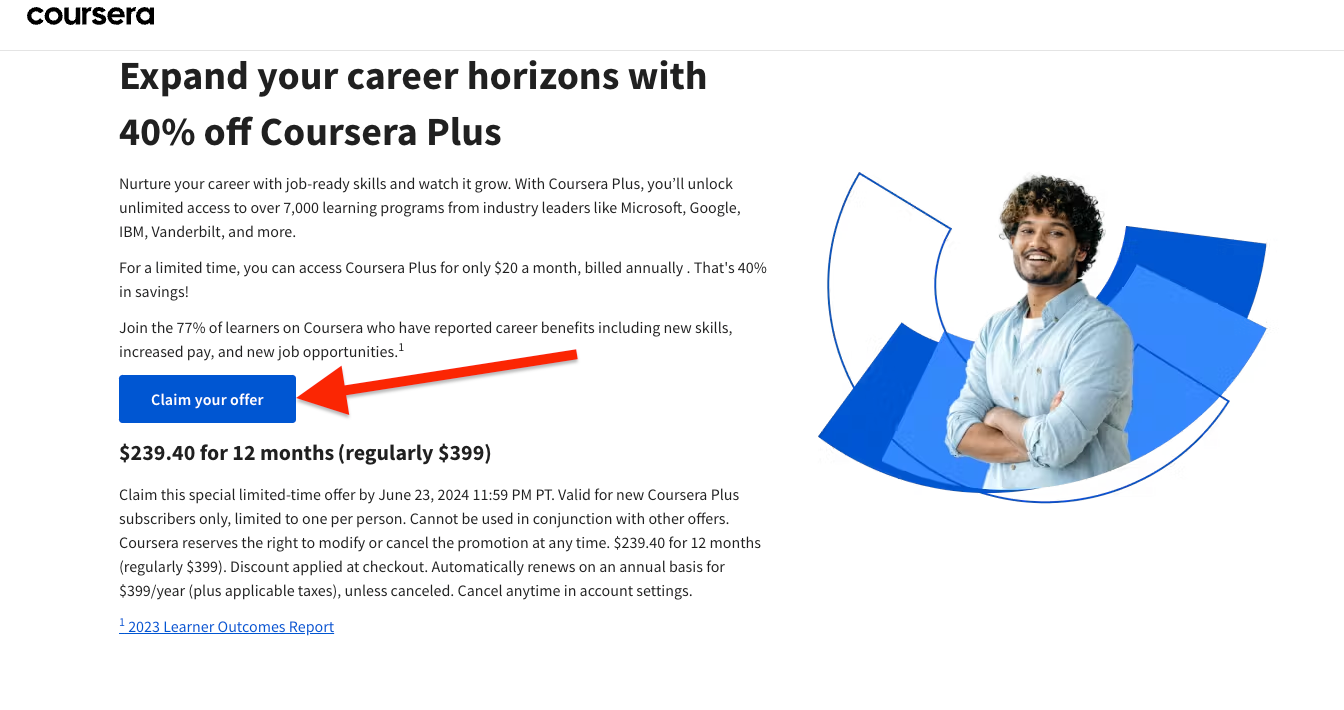 coursera plus offers