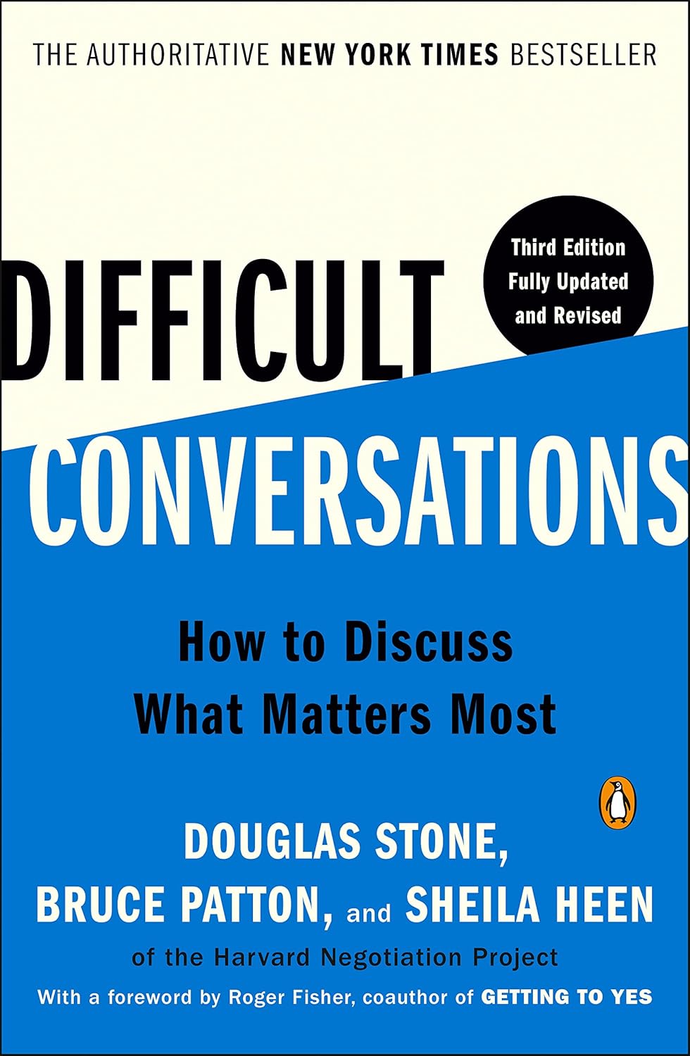 Difficult conversations book