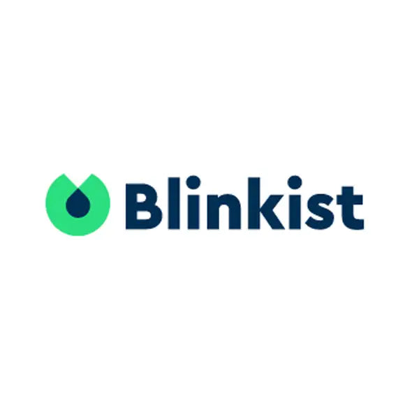 Blinkist logo on a white background