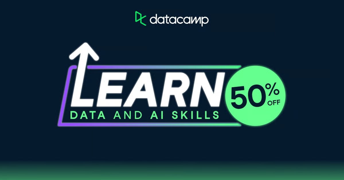 datacamp 50 percent offer