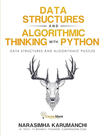 data structures and alogrithics thinking with python