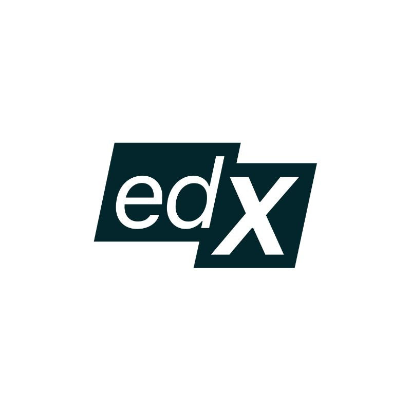 edX logo on a white background