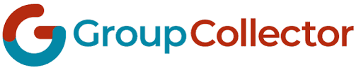 Logo of Group Collector with a red 'G' and blue gradient.