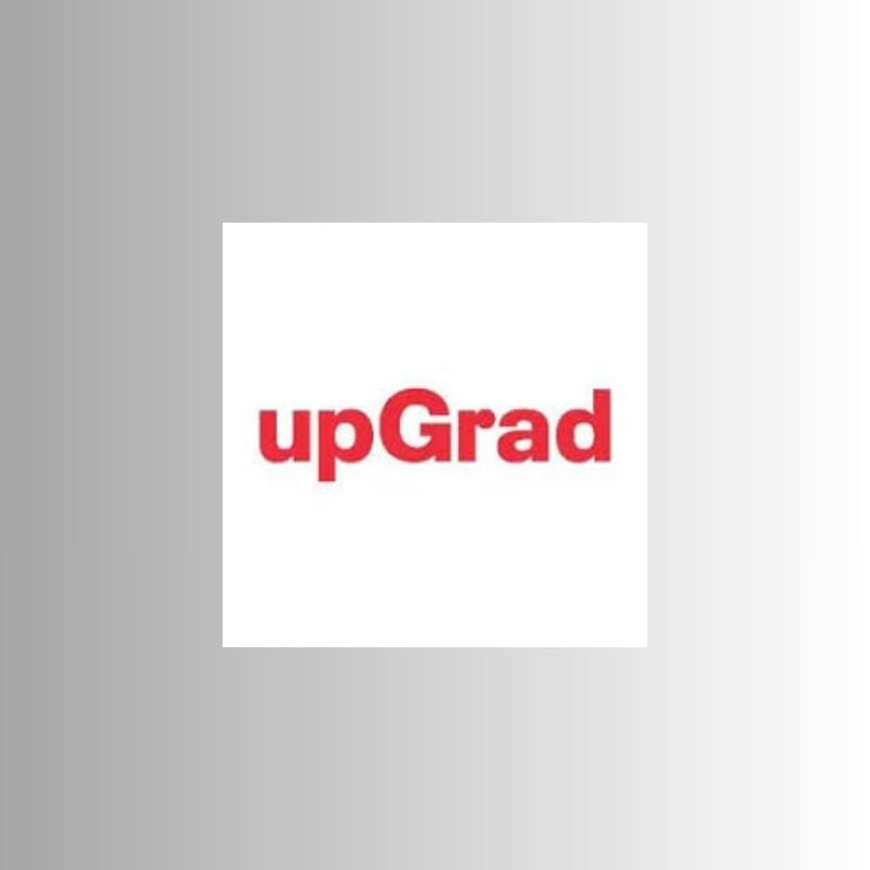 upGrad logo on a white square with a gray background