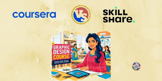 Coursera vs Skillshare graphic design