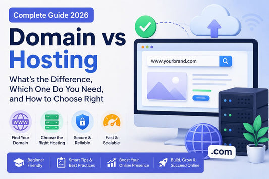 Domain vs Hosting: What's the Difference and Why Do You Need Both?