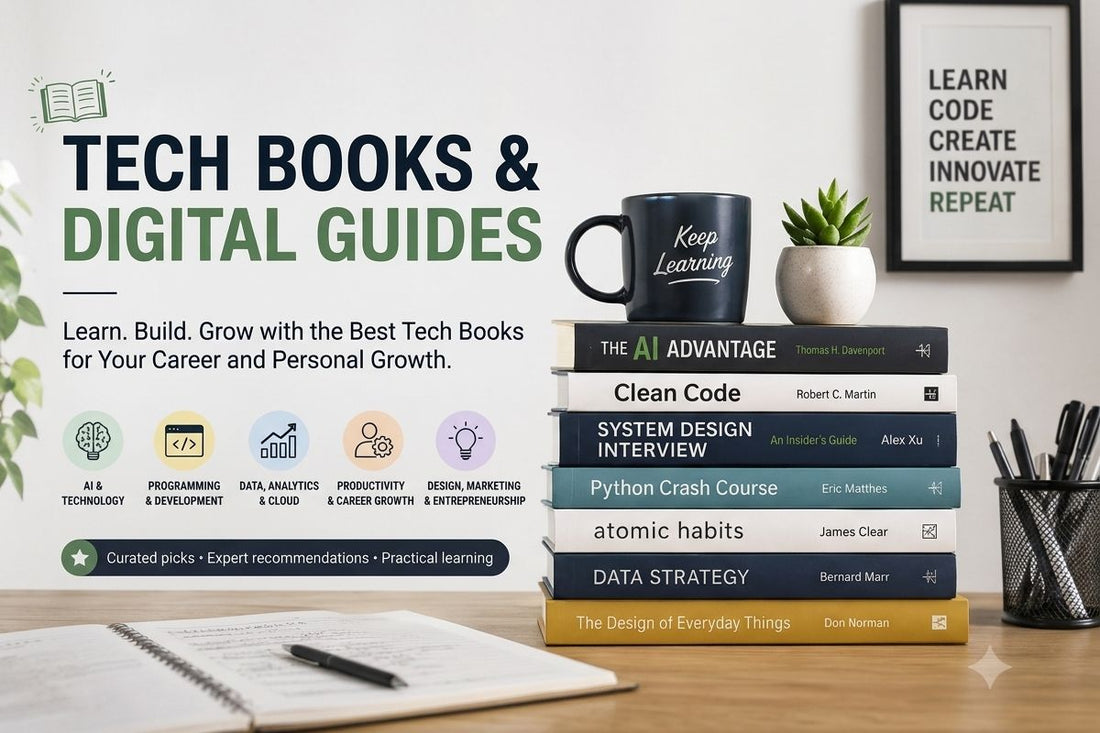 Tech Books & Digital Guides: Why They Matter for Learning and Career Growth