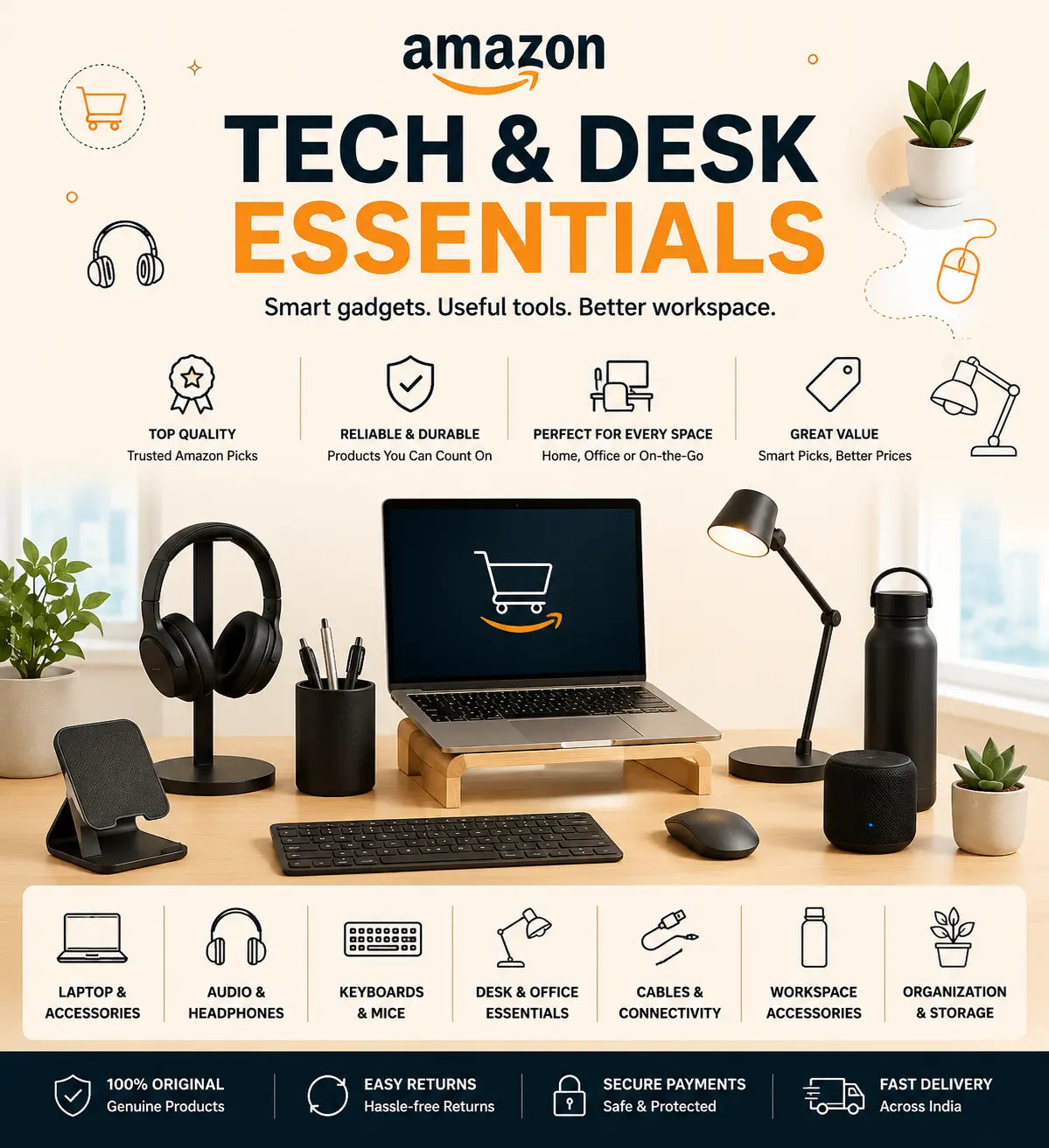 Amazon Tech and Desk Essentials