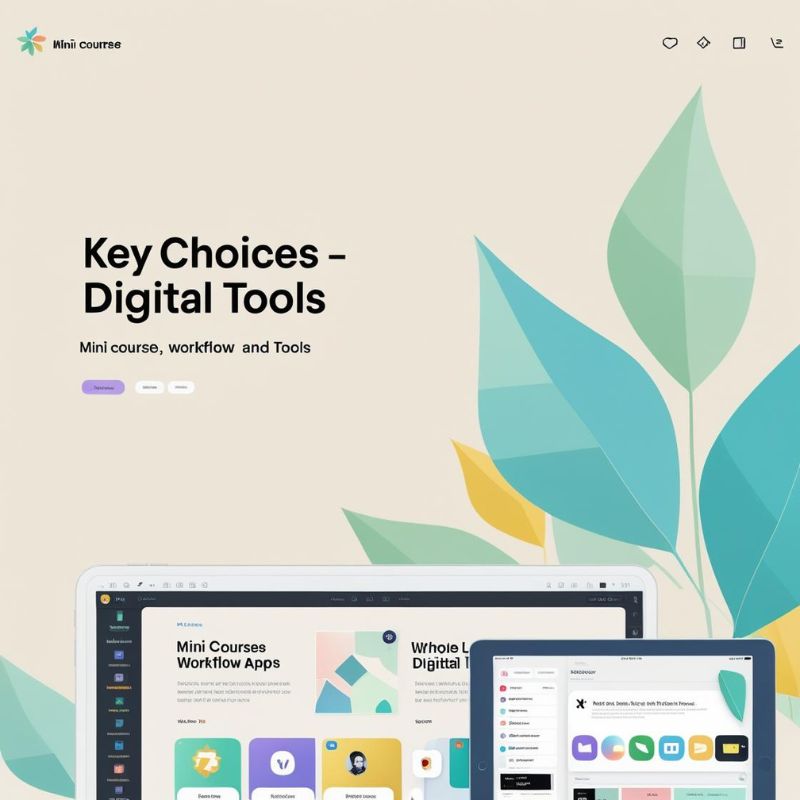 Key Choices - Digital tools