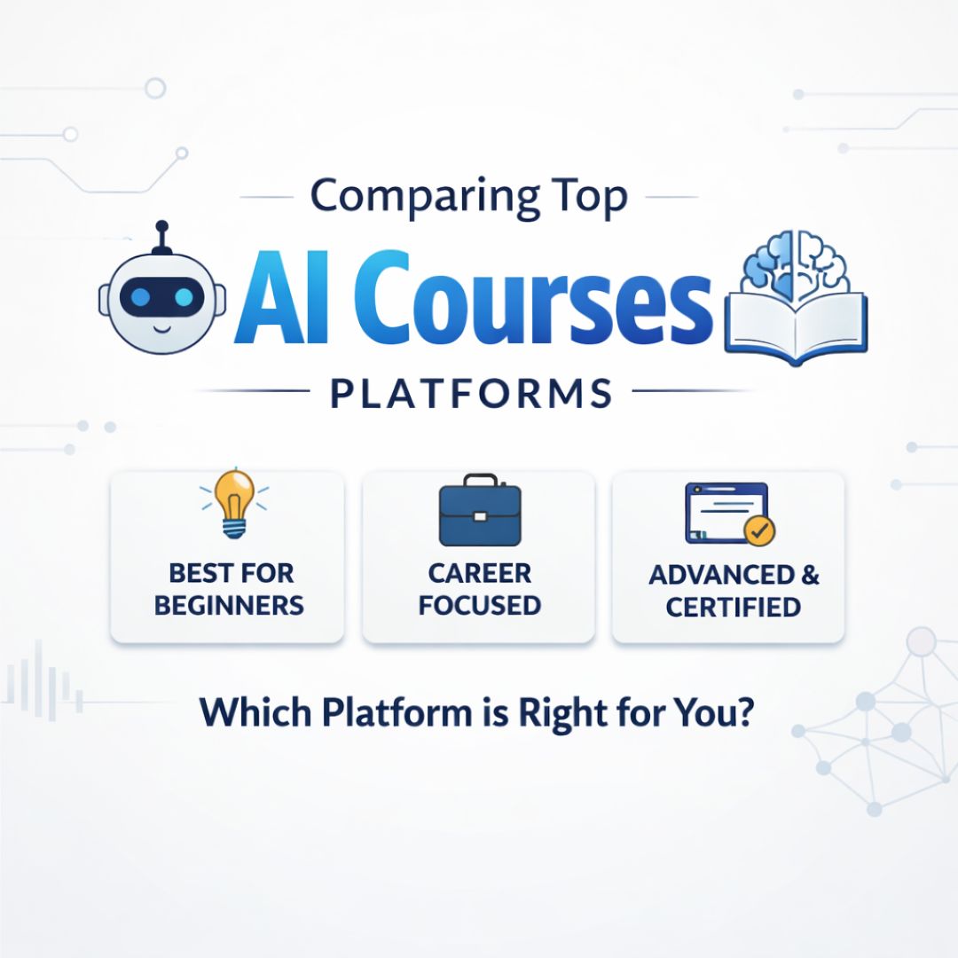 AI courses platforms comparison
