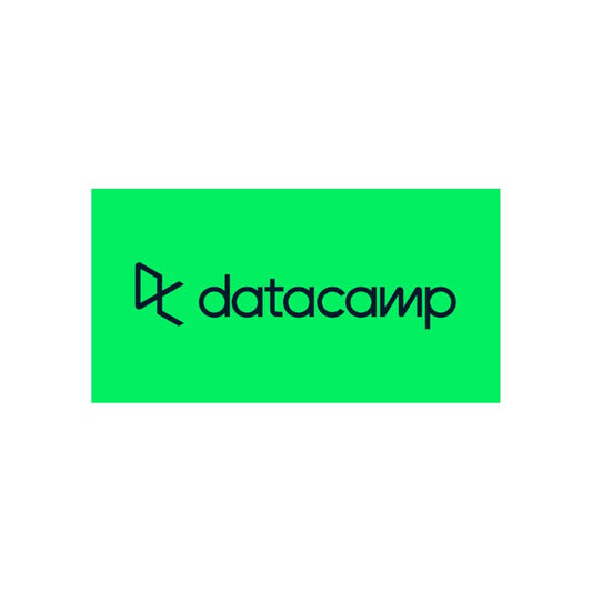 Datacamp logo on a green rectangular background