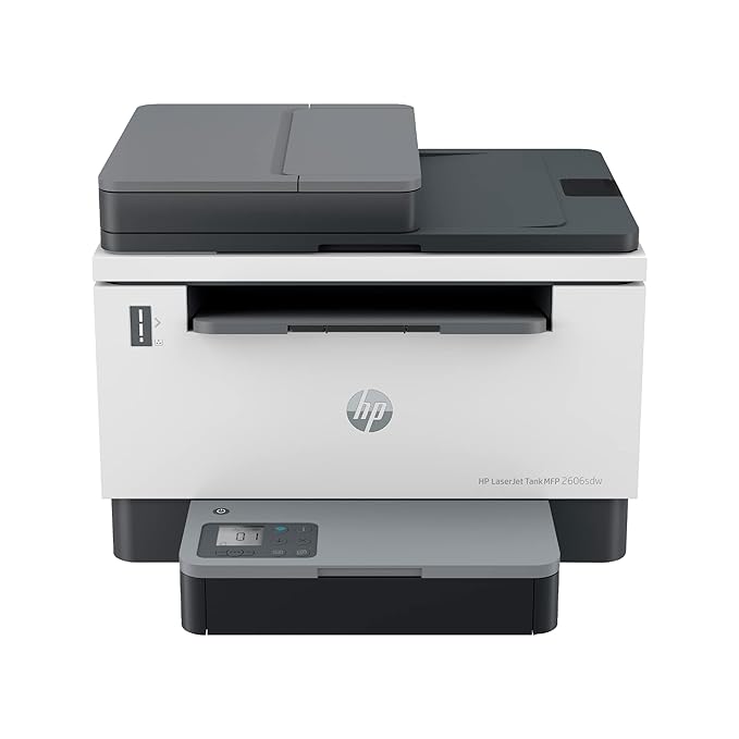 HP printer on a white background