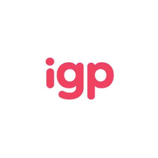 Red 'igp' logo on a white background
