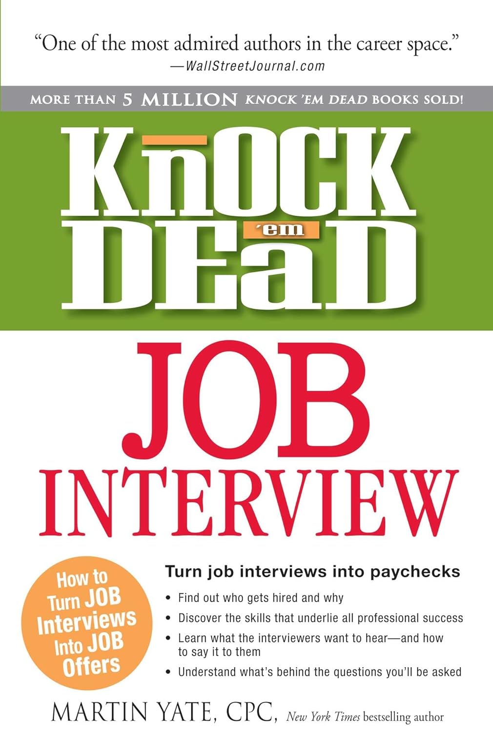 Knock 'em Dead Job Interview by Martin Yate