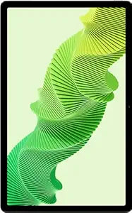 Green abstract design on a light green background