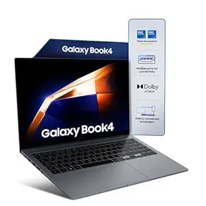 Samsung Galaxy Book4 laptop with a white background