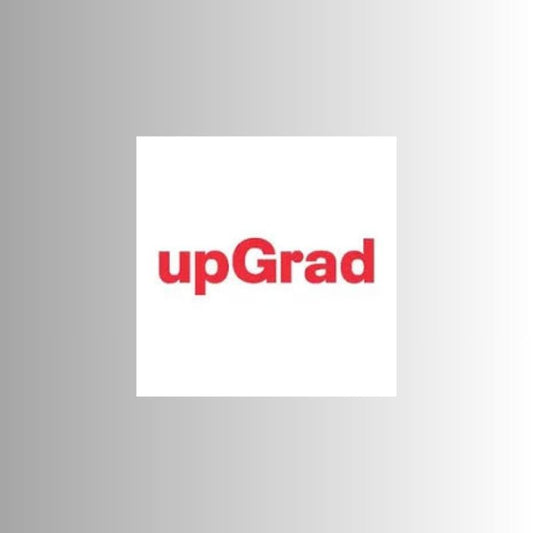 upGrad logo on a white square with a gray background