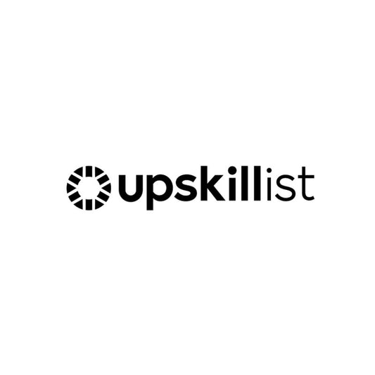 Logo of 'upskillist' on a white background